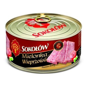 Mielonka wieprzowa premium 300 g Sokołów Mielonka wieprzowa premium 300g Sokołów