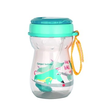 Canpol babies bidon ze składaną rurką silikonową z odważnikiem 350 ml 54166.jpg