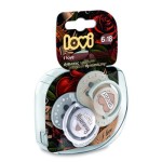 LOVI Smoczek silikonowy dynamiczny 6-18m 2 szt I love