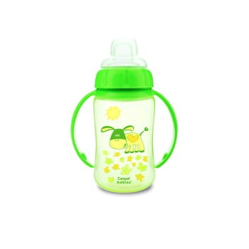 Canpol babies Kubek treningowy z silikonowym ustnikiem i uchwytami 72867.jpg