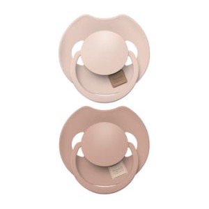 LOVI Smoczek silikonowy dynamiczny Prime 6-18m 2 szt Nude/Blush