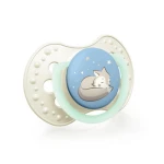 LOVI Smoczek silikonowy dynamiczny 6-18m 2 szt Night&Day Boy
