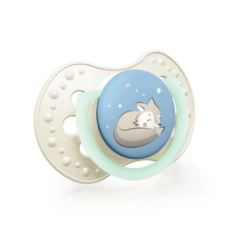 LOVI Smoczek silikonowy dynamiczny 6-18m 2 szt Night&Day Boy 72902.jpg