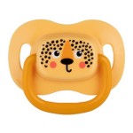 Canpol babies Smoczek uspokajający silikon 18m+ symetryczny BabiesBoo pomarańczowy 2szt