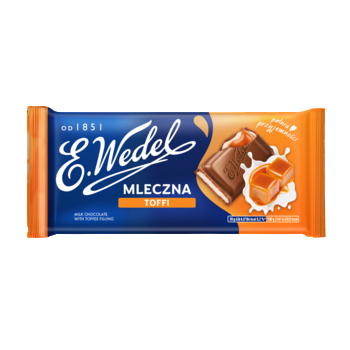 Czekolada mleczna toffi E. Wedel 100 g Czekolada mleczna toffi E. Wedel 100g