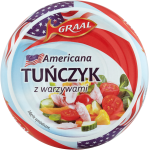 Sałatka Americana Tuńczyk z warzywami Graal 280 g