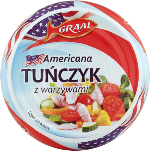 Sałatka Americana Tuńczyk z warzywami Graal 280g