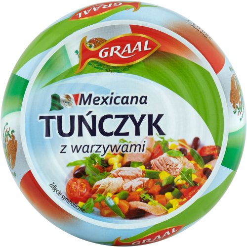 Sałatka Mexicana Tunczyk z warzywami Graal 280g