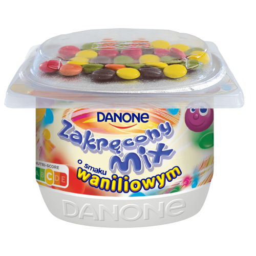 Danone jogurt zakręcony mix 125 g