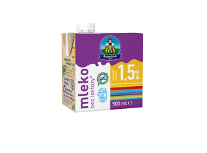 Łowicz mleko łowickie bez laktozy 1,5% 500 ml