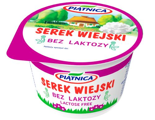 Piątnica serek wiejski bez laktozy 200 g
