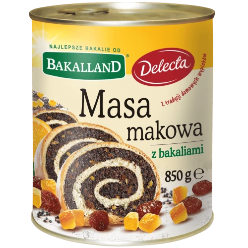 Masa makowa 850g Bakalland