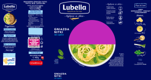 Makaron gniazda nitki Lubella Nidi Capellini 400 g