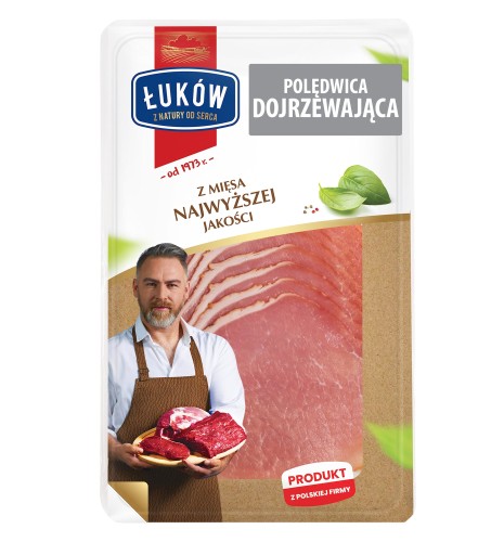 Polędwica dojrzewająca plastry Łuków 100g