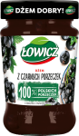 Dżem z czarnych porzeczek o obniżonej zawartości cukrów Łowicz 280 g