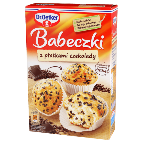 Babeczki z płatkami czekolady Dr. Oetker 300g