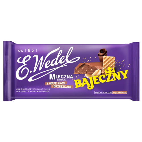 Czekolada mleczna nadziewana bajeczny E. Wedel 100g