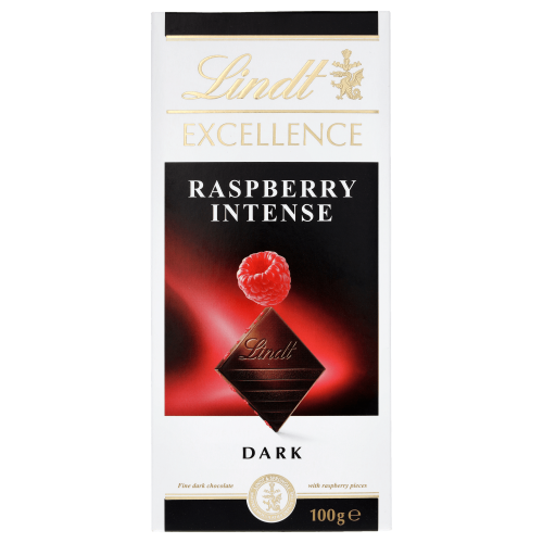 Czekolada excellence raspberry intense Lindt 100g