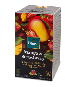 Dilmah Mango & Strawberry Flavoured Black Tea 20X2 g