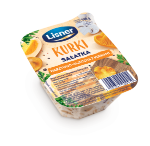Lisner Sałatka warzywna z kurkami 140 g