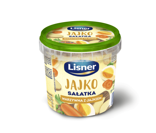 Lisner Jak u Mamy Sałatka warzywna z jajkiem 500 g