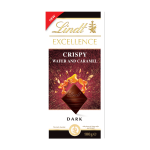 Lindt excellence crispy wafer & caramel 100 g