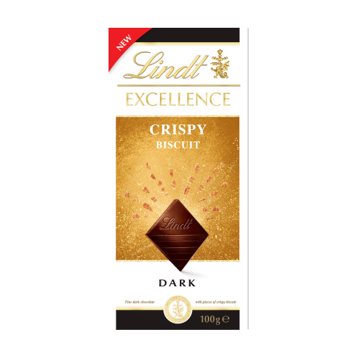 Lindt excellence crispy biscuit 100g