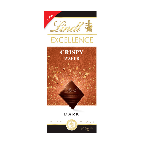 Lindt excellence crispy wafer 100g