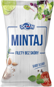 Mrożony Mintaj filet bez skóry Abramczyk 842 g
