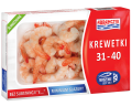 abramczyk krewetki białe "duże", blanszowane, obrane, bez głowy, z ogonkiem, bez dodatków, 225g