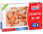 Abramczyk krewetki białe duże, blanszowane, obrane, bez głowy, z ogonkiem, bez dodatków, 225 g