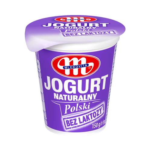 Jogurt Polski bez laktozy 150g Mlekovita