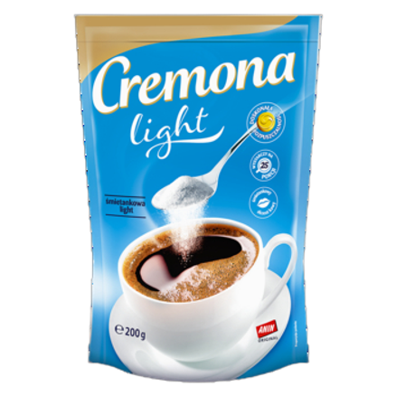 Zabielacz w proszku Cremona Śmietankowa Light 200 g Zabielacz w proszku Cremona Śmietankowa Light 200g