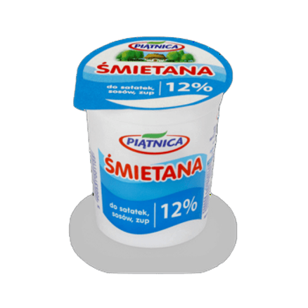 Śmietana 12% Piątnica 400 g Śmietana 12% Piątnica 400g