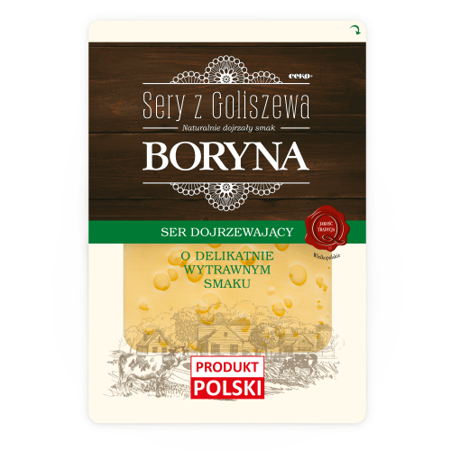 Sery z Goliszewa Ser Boryna - plastry 135 g