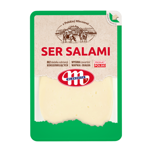 Mlekovita Ser Salami Plastry 300G