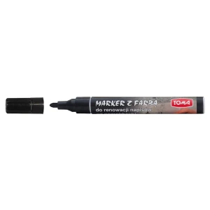 Marker olejowy do renowacji napisów na nagrobkach czarny