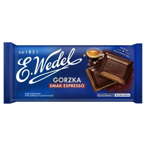 Czekolada Gorzka o smaku Espresso E. Wedel 100 g Czekolada Gorzka o smaku Espresso E. Wedel 100g