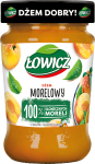 Dżem morelowy o obniżonej zawartości cukrów Łowicz 280 g