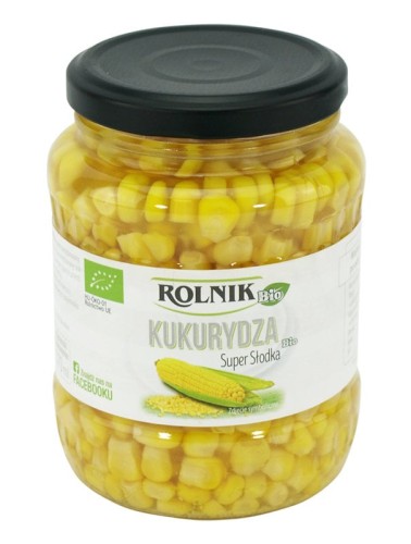 Kukurydza Konserwowa Super Słodka Bio 370 ml Rolnik Kukurydza Konserwowa Super Słodka Bio 370 Ml Rolnik