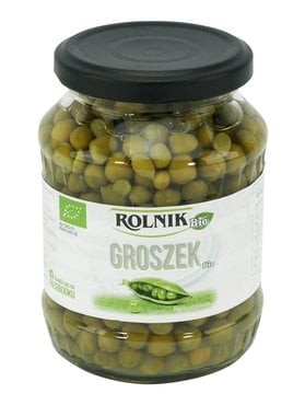 Groszek konserwowy BIO Rolnik 370 ml Groszek konserwowy BIO Rolnik 370ml