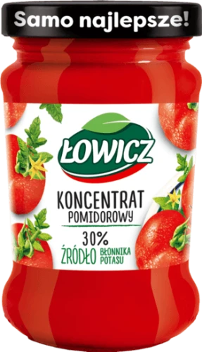 Koncentrat pomidorowy 30% Łowicz 190 g Koncentrat pomidorowy 30% Łowicz 190g
