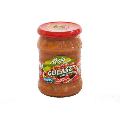Moja Kuchnia Gulasz wieprzowy w sosie pomidorowym 500 g Moja Kuchnia Gulasz wieprzowy w sosie pomidorowym 500 g