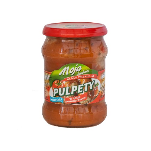 Moja Kuchnia Pulpety w sosie pomidorowym 500 g Moja Kuchnia Pulpety w sosie pomidorowym 500 g