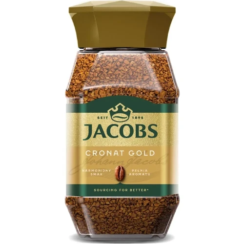 Jacobs Cronat Gold Kawa rozpuszczalna 200 g Jacobs Cronat Gold Kawa rozpuszczalna 200 g