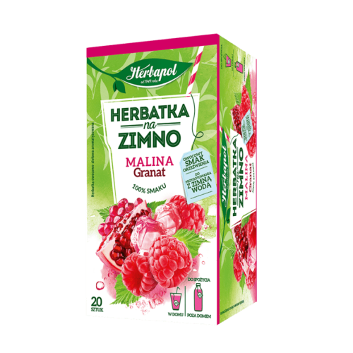 Herbapol herbatka na zimno malina granat 20tb/36 g Herbapol herbatka na zimno malina granat 20tb/36g