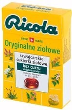 Ricola Oryginalne Ziołowe Szwajcarskie cukierki ziołowe 27,5 g