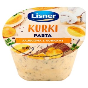 Lisner Pastella jajeczna z kurkami 80 g