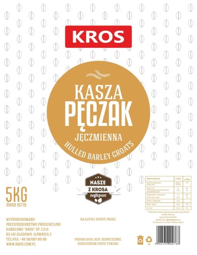 Kros kasza pęczak 5 kg Kros kasza pęczak 5kg