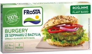 Mrożone Burgery ze szpinaku z bazylią Frosta 2x100 g